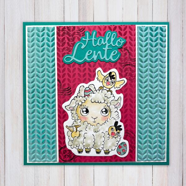 Nellie Snellen - Prägefolder "Knitting" 3D Embossing Folder 