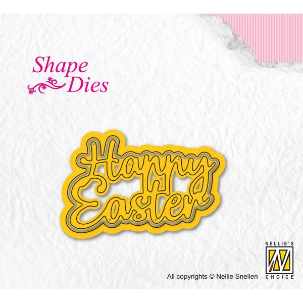 Nellie Snellen - Stanzschablone "Happy Easter" Shape Dies