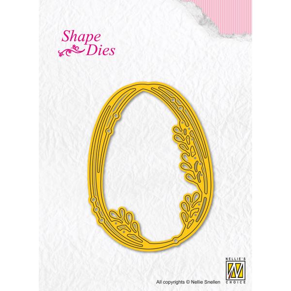 Nellie Snellen - Stanzschablone "Eggshape" Shape Dies