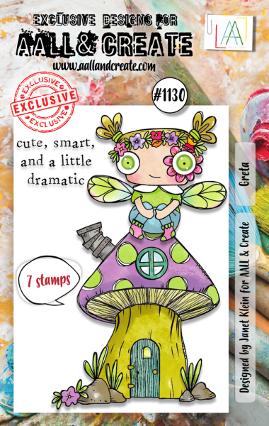 AALL and Create - Stempel A7 "Greta" Clear Stamps