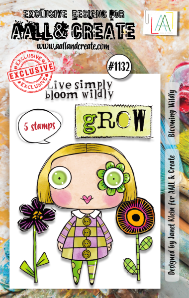 AALL and Create - Stempel A7 "Blooming Wildly" Clear Stamps