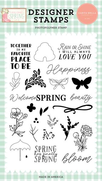 Carta Bella - Stempelset "Rain Or Shine" Clear Stamps