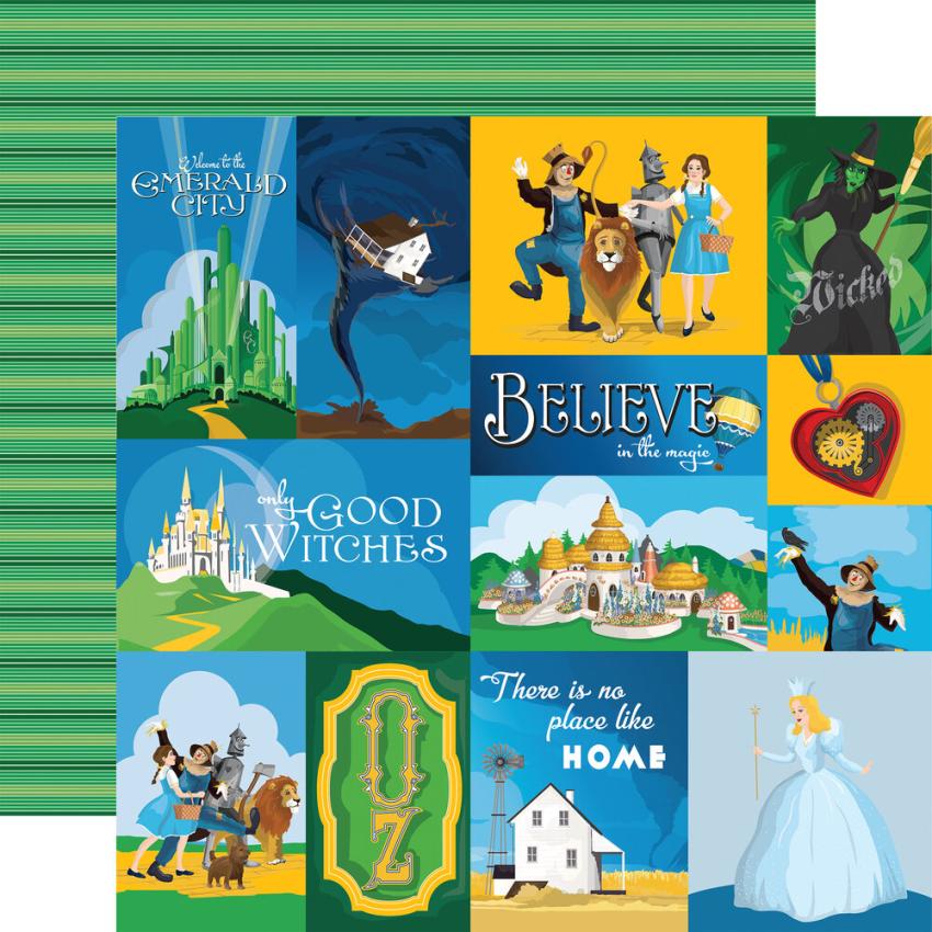 Carta Bella - Designpapier "Wizard Of Oz" Collection Kit 12x12 Inch - 12 Bogen  