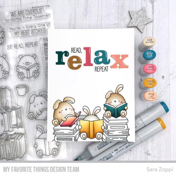 My Favorite Things Stempelset "Books & Buddies" Clear Stamps