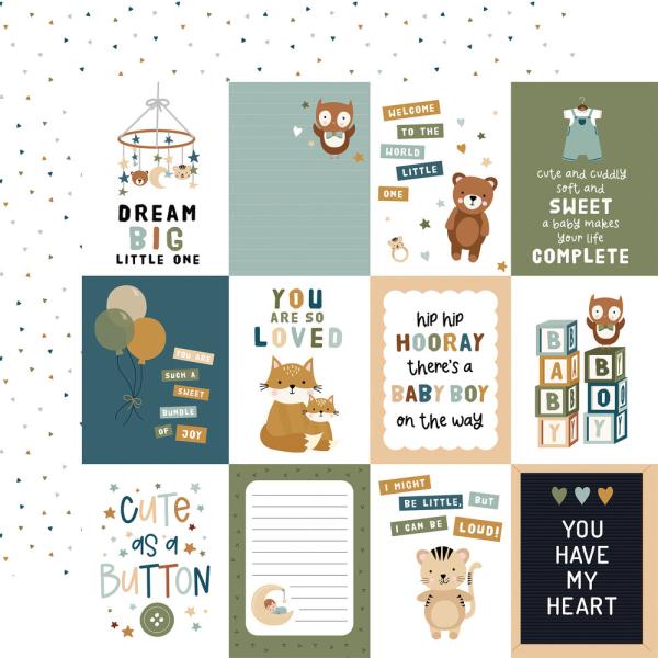 Echo Park - Designpapier "Special Delivery Baby Boy" Collection Kit 12x12 Inch - 12 Bogen