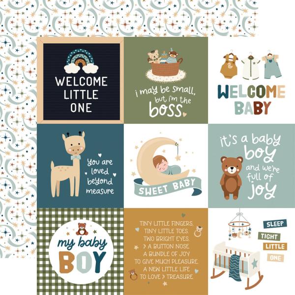 Echo Park - Designpapier "Special Delivery Baby Boy" Collection Kit 12x12 Inch - 12 Bogen