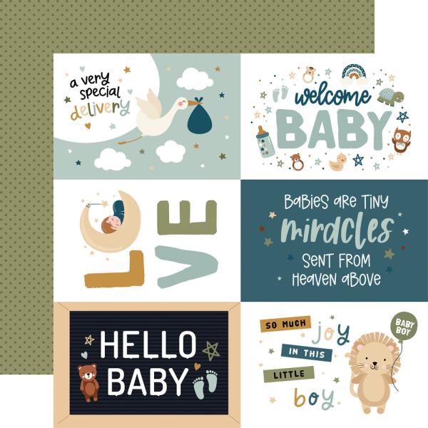 Echo Park - Designpapier "Special Delivery Baby Boy" Collection Kit 12x12 Inch - 12 Bogen