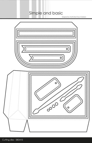 Simple and Basic - Stanzschablone 15,9x11,4cm "Cute Bag" Dies