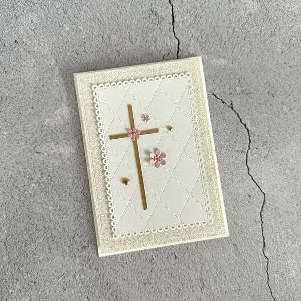 Simple and Basic - Stanzschablone 6,5x11cm "Lace Edge - Crosses" Dies