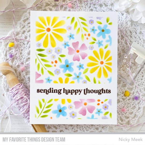 My Favorite Things - Schablone 4 1/2x6 Inch "Smart Mask - High/Low Strip" Stencil