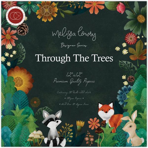 Craft Consortium - Designpapier "Through The Trees" Paper Pad 12x12 Inch - 30 Bogen