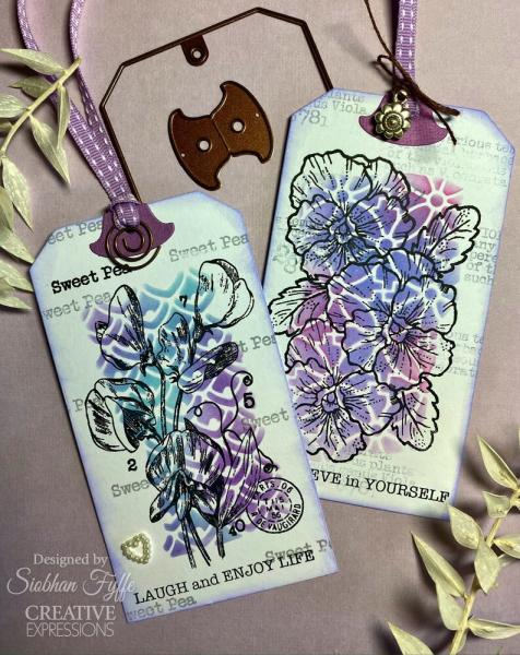 Woodware - Stempelset "Mini Violet" Clear Stamps Design by Francoise Read