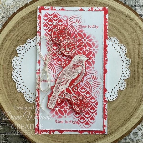 Woodware - Stempel "Grungy Borders " Clear Stamps Design by Francoise Read