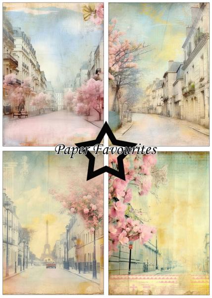 Paper Favourites - Designpapier "Parisian Streets" Paper Pack A5 - 24 Bogen