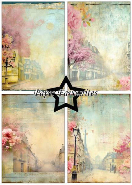 Paper Favourites - Designpapier "Parisian Streets" Paper Pack A5 - 24 Bogen