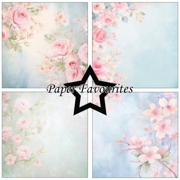 Paper Favourites - Designpapier "Watercolor Floral" Paper Pack 6x6 Inch - 24 Bogen