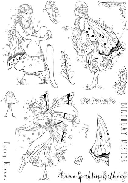 Pink Ink Designs - Stempelset "Dance With Fairies" Clear Stamps