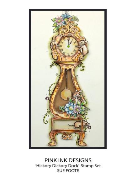 Pink Ink Designs - Stempelset "Hickory Dickory Dock" Clear Stamps