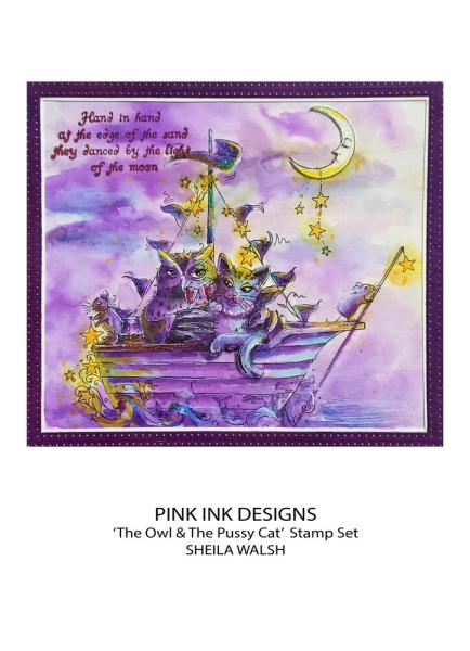 Pink Ink Designs - Stempelset "The Owl & The Pussycat" Clear Stamps