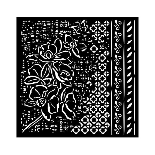 Stamperia - Schablone 18x18cm "Orchid Pattern" Stencil  