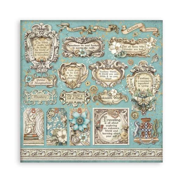 Stamperia - Designpapier "Sir Vagabond in Fantasy World" Paper Pack 12x12 Inch - 10 Bogen