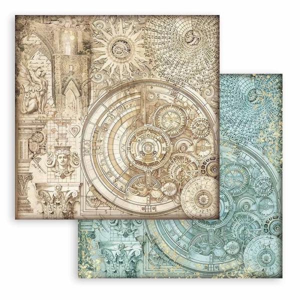 Stamperia - Designpapier "Sir Vagabond in Fantasy World Backgrounds" Paper Pack 8x8 Inch - 10 Bogen