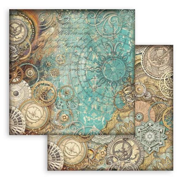 Stamperia - Designpapier "Sir Vagabond in Fantasy World Maxi Background" Paper Pack 12x12 Inch - 10 Bogen