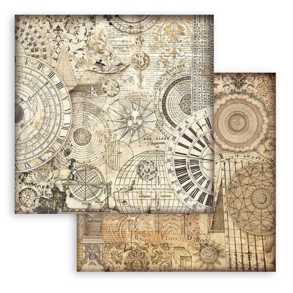 Stamperia - Designpapier "Sir Vagabond in Fantasy World Maxi Background" Paper Pack 12x12 Inch - 10 Bogen