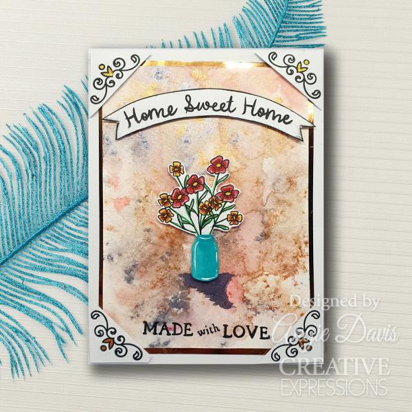 Creative Expressions - Stempelset A6 "Rustic Homestead Sentiments" Clear Stamps