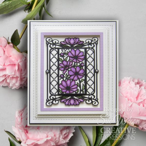 Creative Expressions - Stanzschablone "Noble Looped Rectangles" Craft Dies Design by Sue Wilson