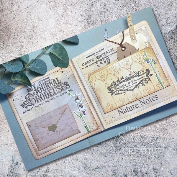 Creative Expressions - Stempelset "Carte Postale" Clear Stamps 6x8 Inch Design by Taylor Made Journals