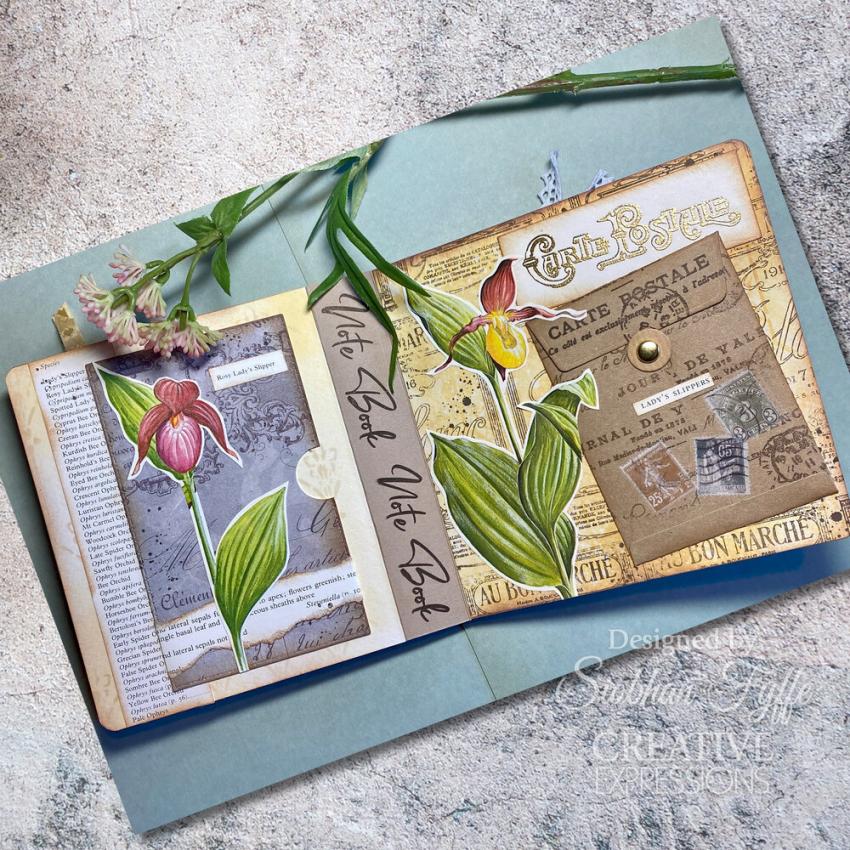 Creative Expressions - Stempelset "Carte Postale" Clear Stamps 6x8 Inch Design by Taylor Made Journals