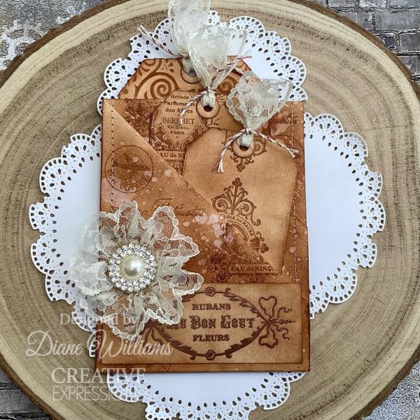 Creative Expressions - Stempelset "Passport" Clear Stamps 6x8 Inch Design by Taylor Made Journals