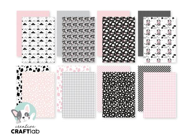 Creative Craft Lab - Studio Light - Friendz Designpapier "Moo-Rvelous " Paper Pack 21x14,8 cm - 36 Bogen