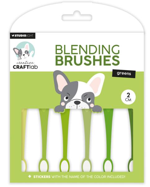 Creative Craft Lab "Greens" Blending Brushes