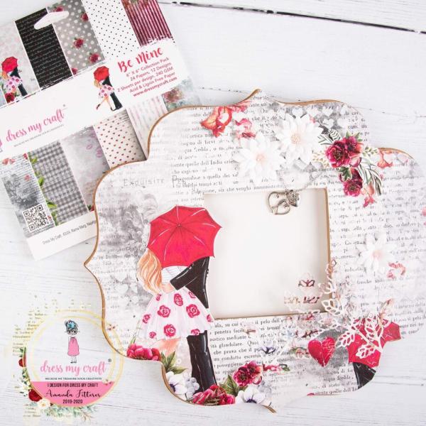 Dress My Craft - Designpapier "Be Mine" Paper Pack 12x12 Inch - 24 Bogen