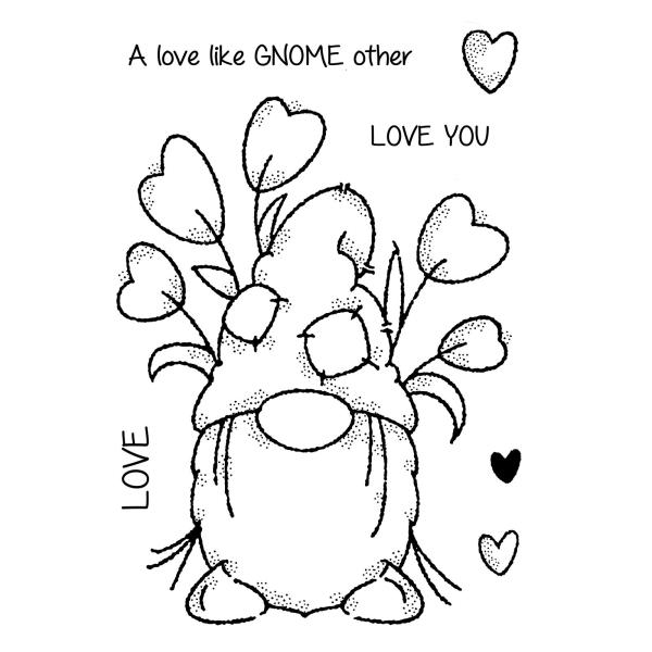 Woodware - Stempel "Love gnome" Clear Stamps