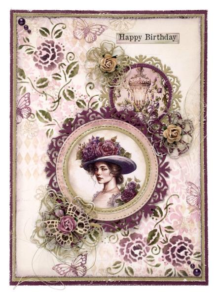 Studio Light - Stanzteile "Victorian Dreams" Die Cut Block - 20 Bogen