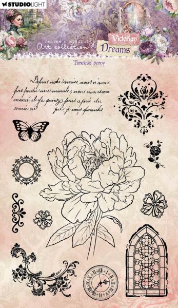 Studio Light - Stempel "Timeless Peony" Clear Stamps