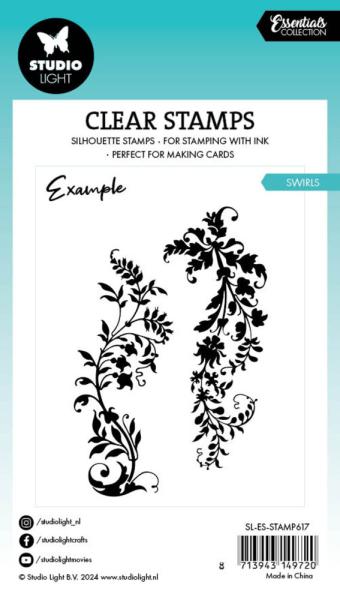 Studio Light - Stempelset "Swirls" Clear Stamps