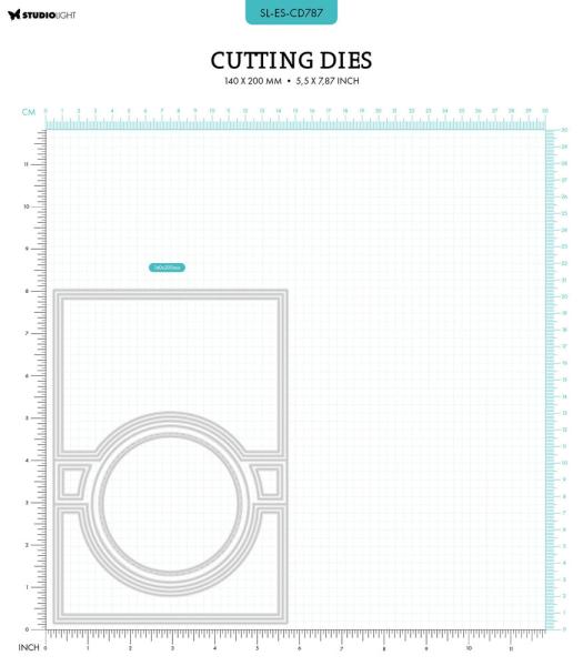 Studio Light - Stanzschablone "Circle Folding Card" Dies