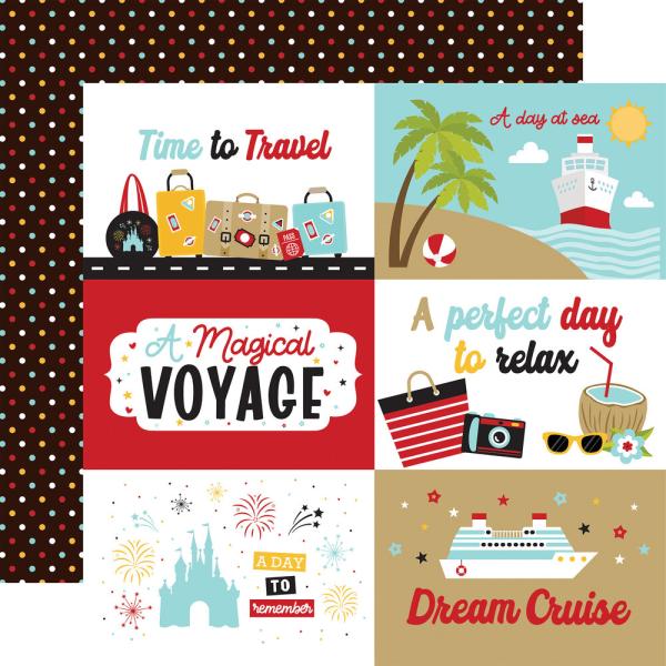 Echo Park - Designpapier "A Magical Voyage" Collection Kit 12x12 Inch - 12 Bogen