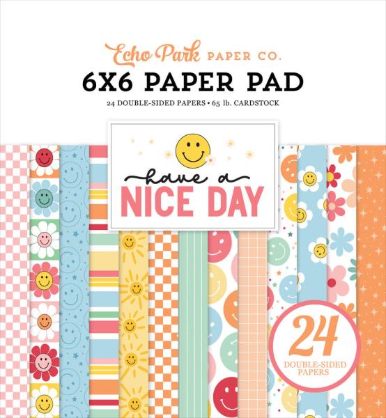 Echo Park - Designpapier "Have A Nice Day" Paper Pack 6x6 Inch - 24 Bogen