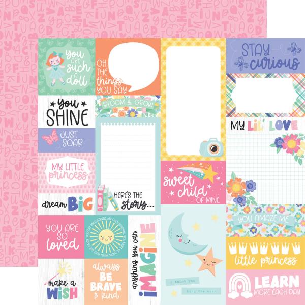 Echo Park - Designpapier "My Little Girl" Collection Kit 12x12 Inch - 12 Bogen