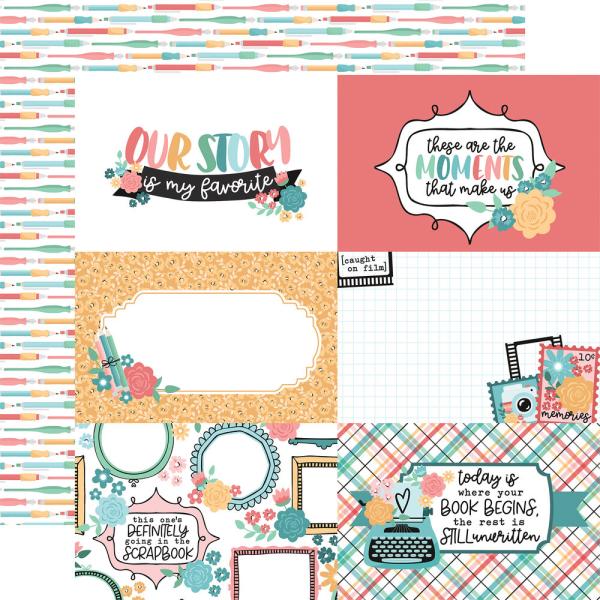 Echo Park - Designpapier "Telling Our Story" Collection Kit 12x12 Inch - 12 Bogen