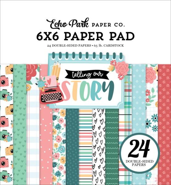 Echo Park - Designpapier "Telling Our Story" Paper Pack 6x6 Inch - 24 Bogen