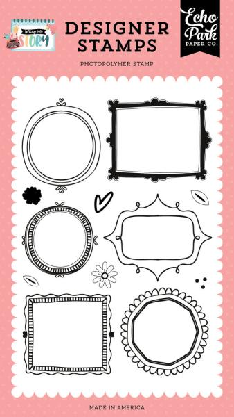 Echo Park - Stempelset "My Favorite Frames" Clear Stamps