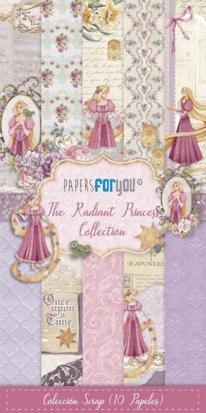 Papers For You - Designpapier "The Radiant Princess" Paper Pack 6x12 Inch - 10 Bogen 