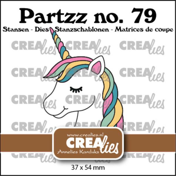 Crealies - Stanzschablone "No. 79 Unicorn" Partzz Dies