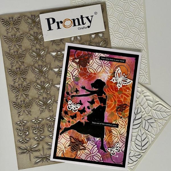 Pronty Crafts "Butterflies" Chipboard